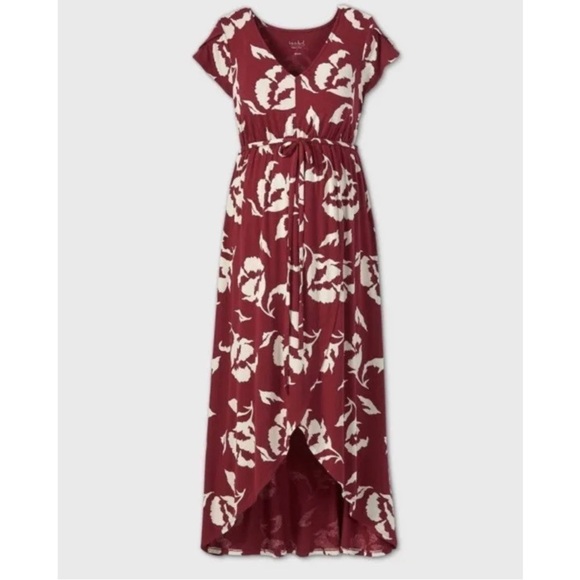 COPY - Floral Faux Wrap Dress - Picture 1 of 6